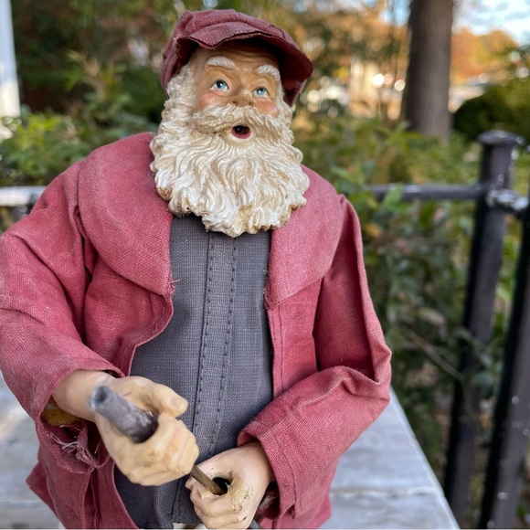 Clothtique Possible Dreams vintage golfing Santa Clause Christmas - Picture 2 of 6